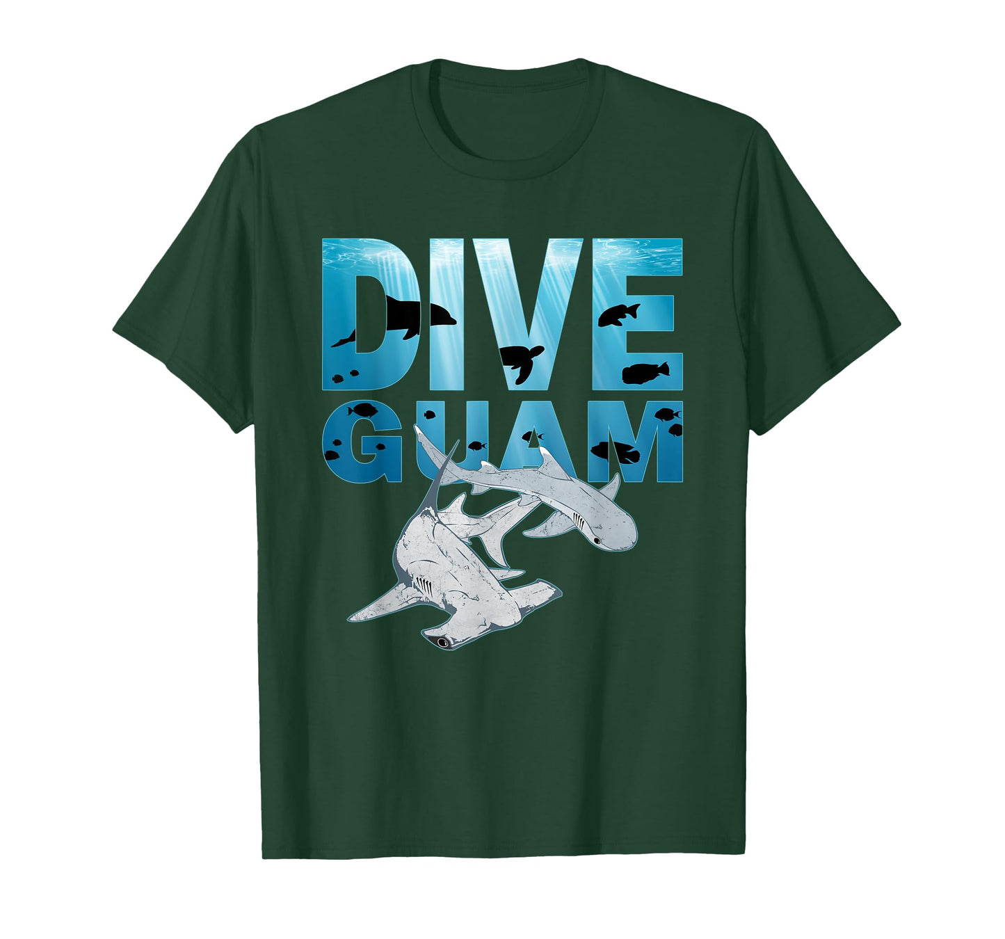 Dive Guam Hammerhead Shark T-Shirt