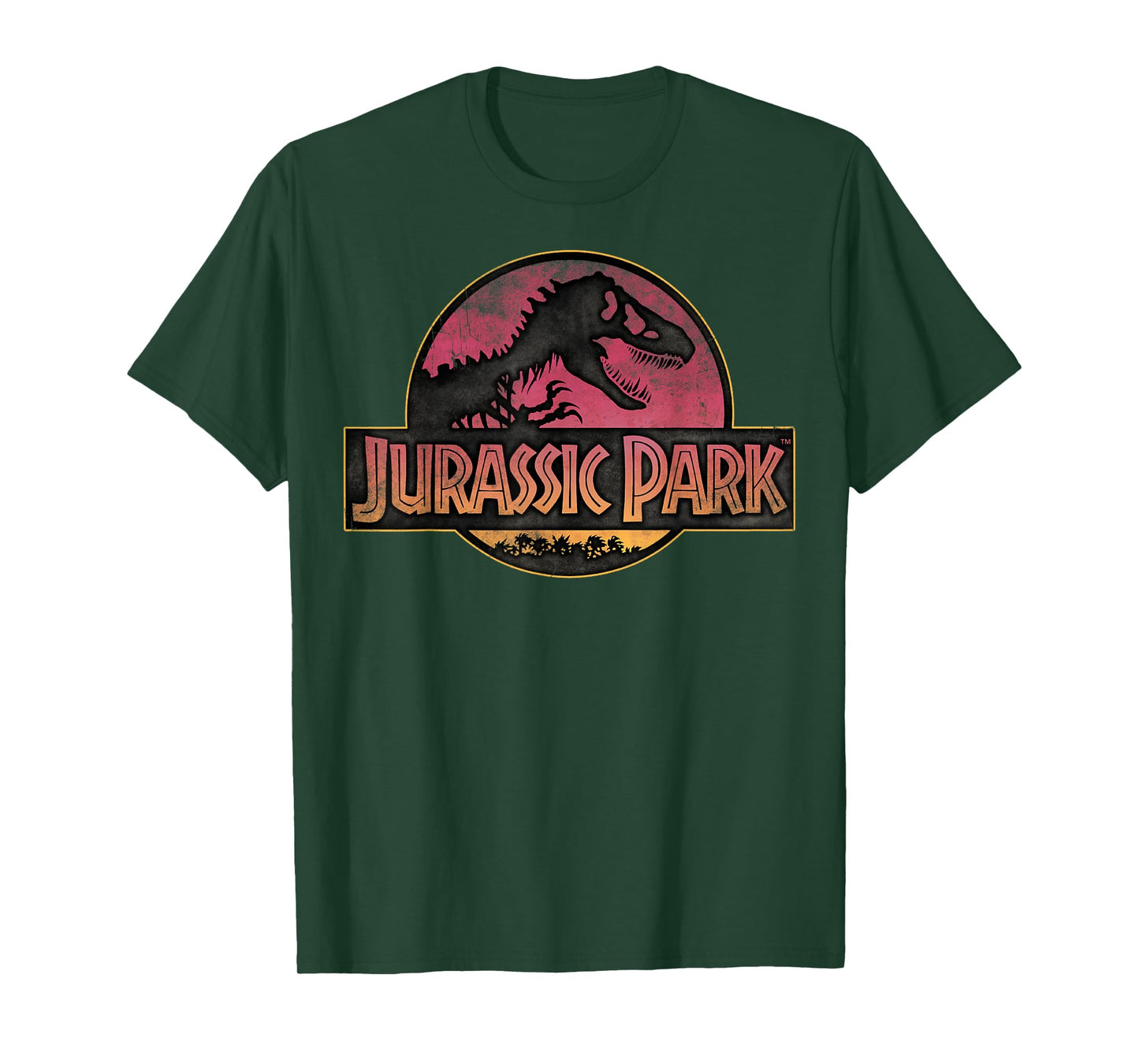 Jurassic Park Logo Gradient Sunset T-Shirt
