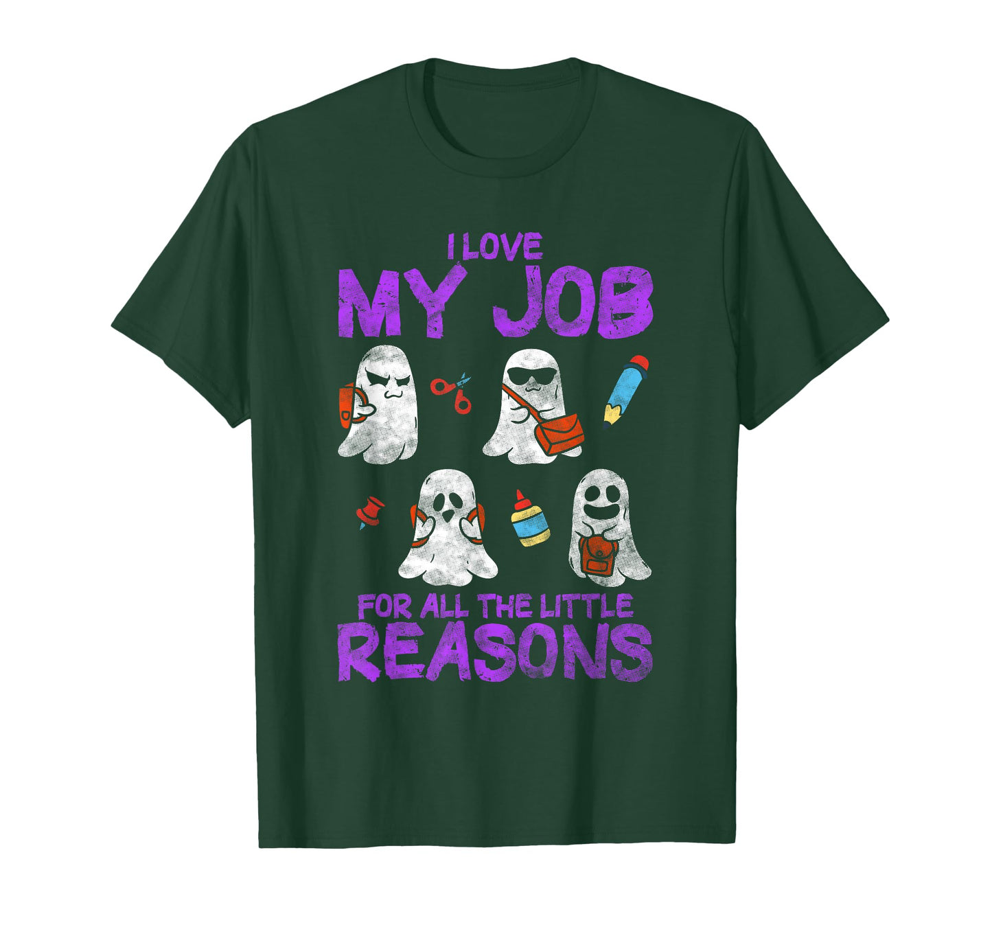 I Love My Job For All The Little Reasons - Teacher T-Shirt