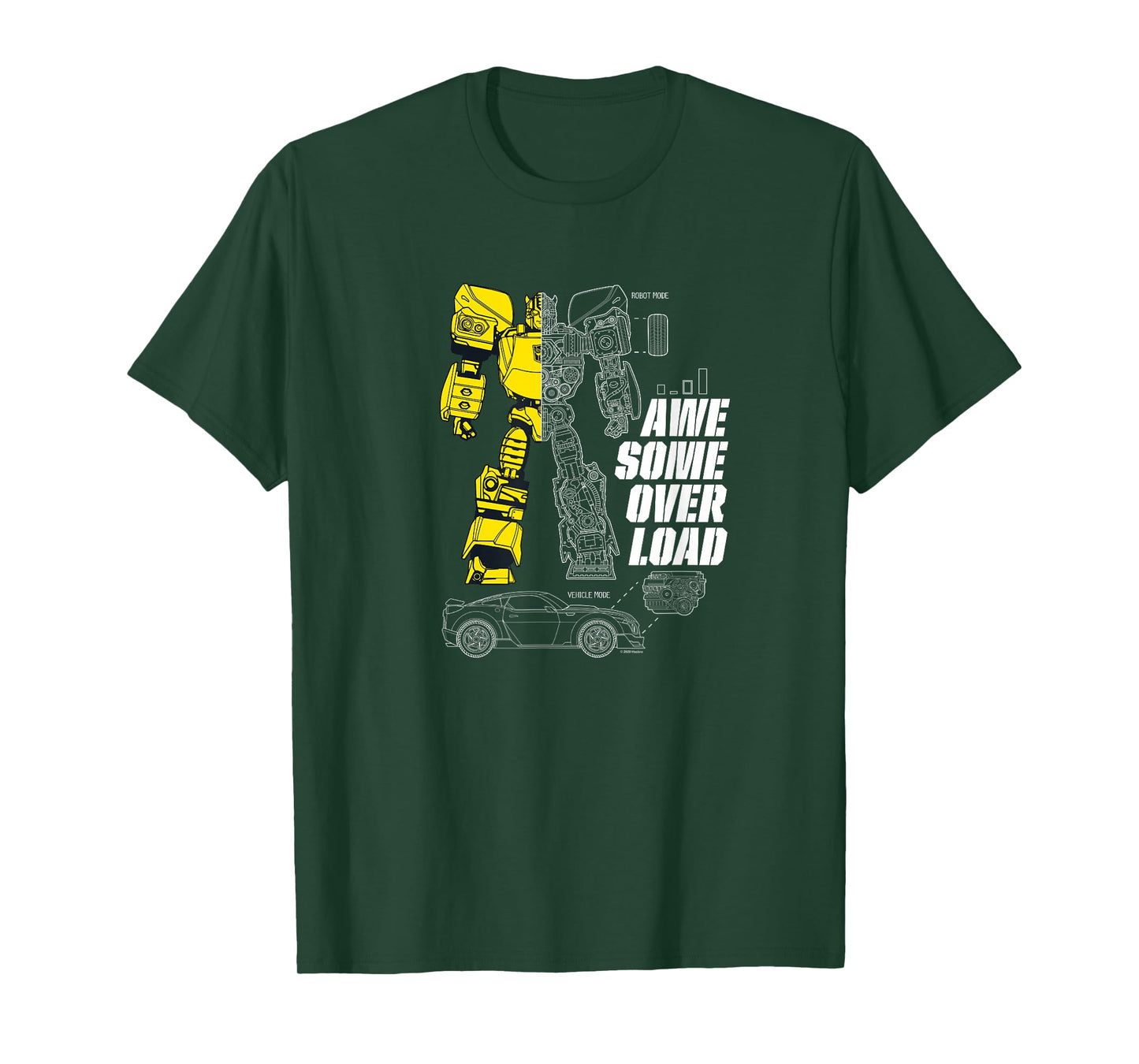 Transformers Bumblebee Awesome Overload Split T-Shirt