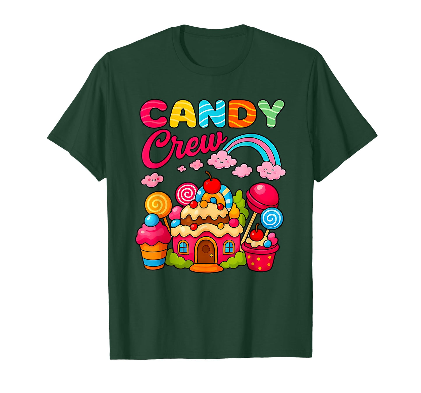 Candy Crew Candy Land Decorations Candy Squad Kids Women T-Shirt