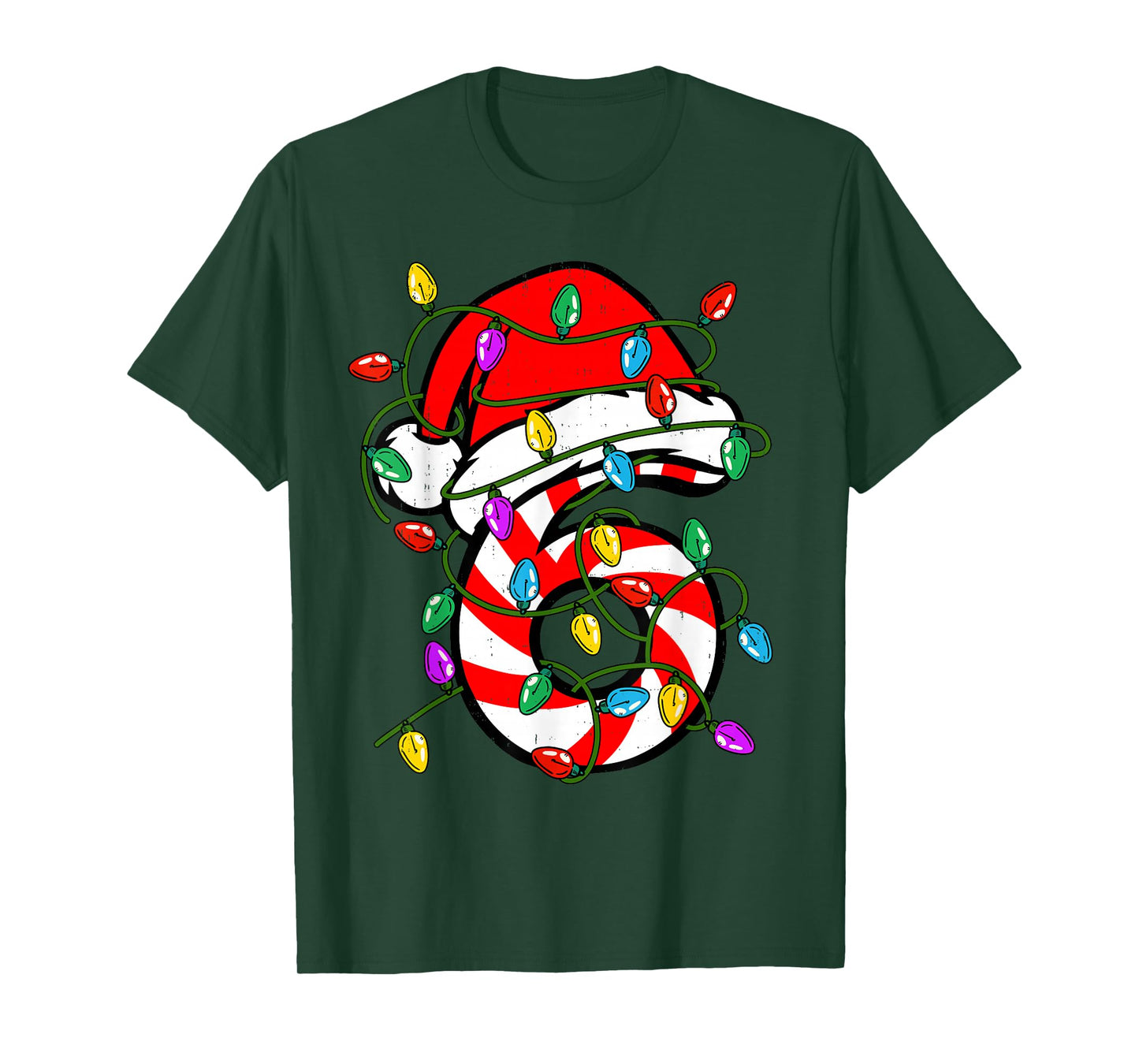 6 7 67 Meme Six Seven Candy Funny Christmas Couple Matching T-Shirt
