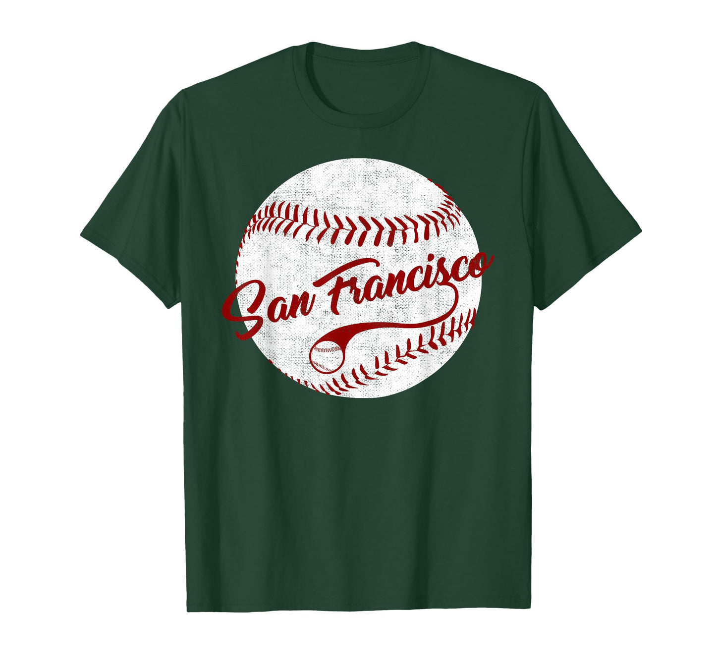 Baseball San Francisco Vintage Giant Ball, National Pastime T-Shirt