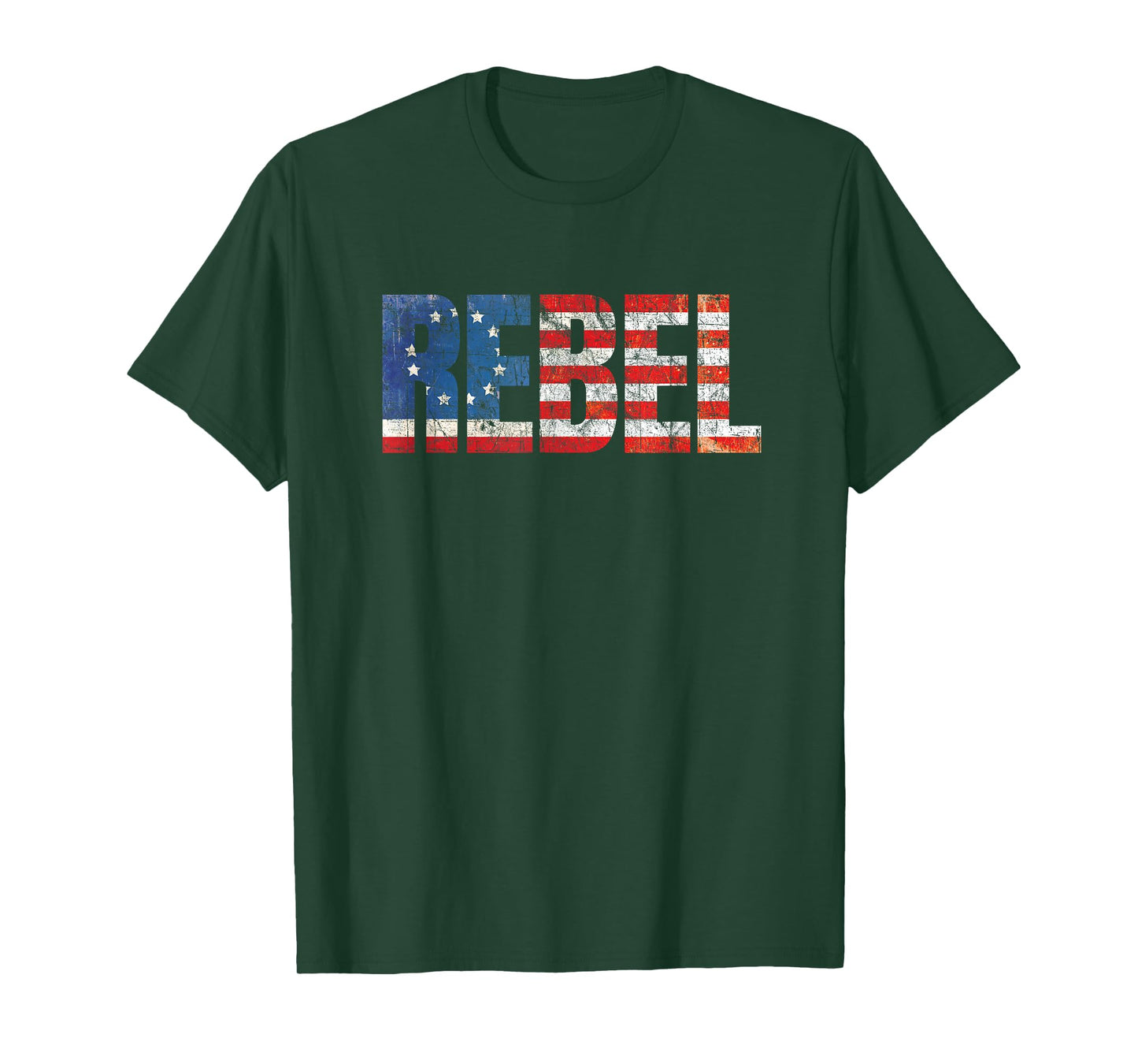 Rebel Betsy Ross American Flag 1776 Vintage Distressed T-Shirt