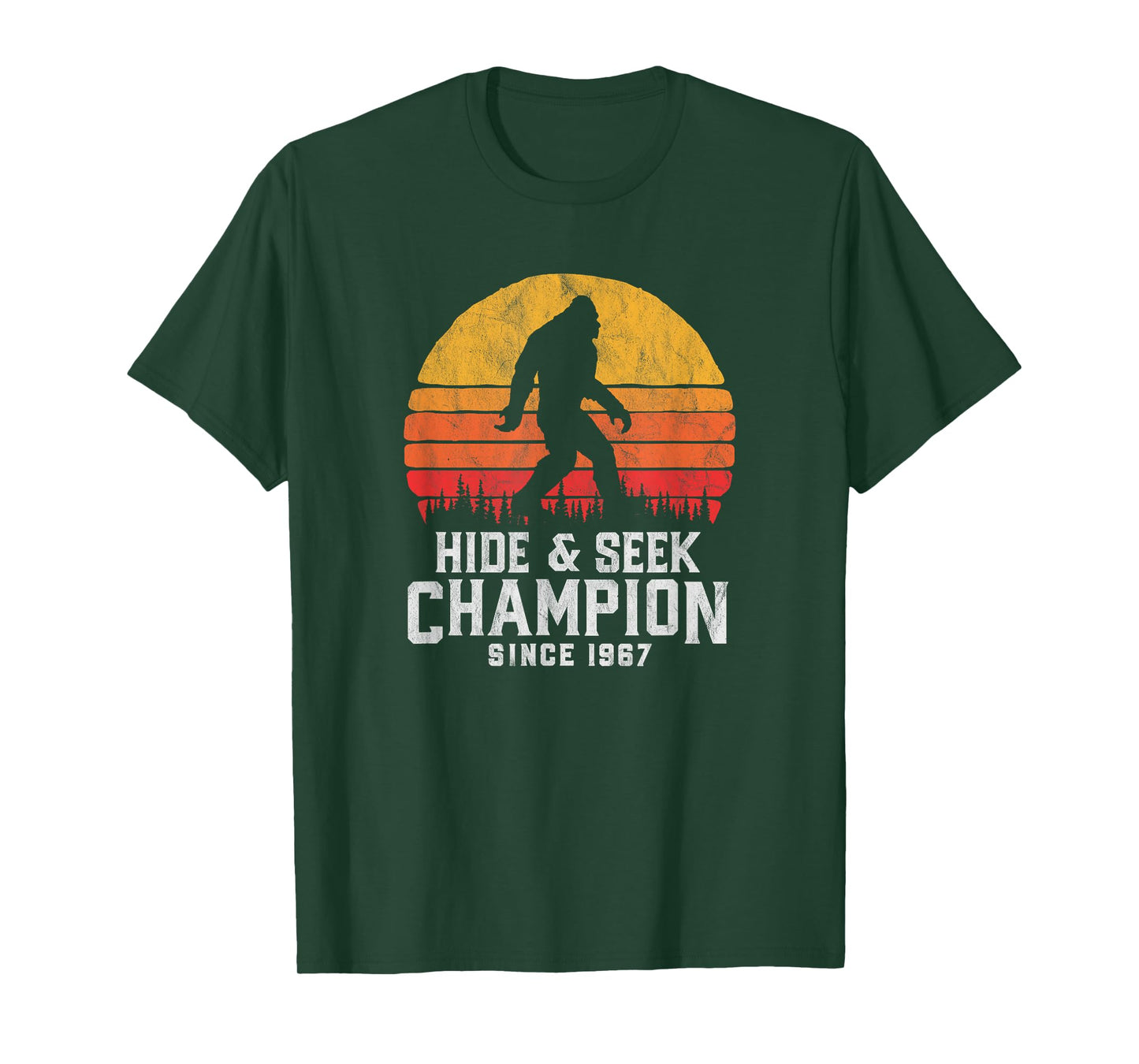Retro Hide & Seek Champion Bigfoot Believe! Vintage Graphic T-Shirt