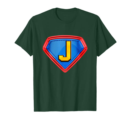 Cool Super J Alphabet Cute Initial Monogram Letter J Graphic T-Shirt
