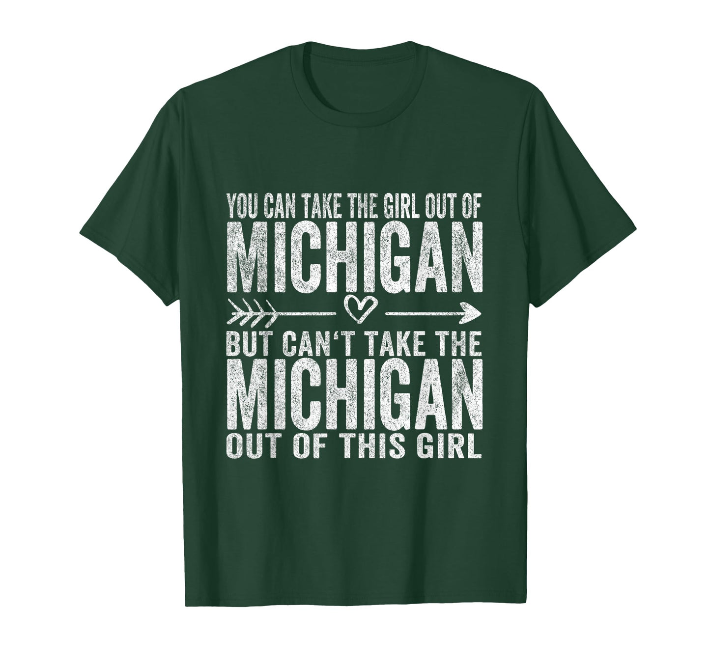 Girl Out Of Michigan Hometown Home Michigan T-Shirt