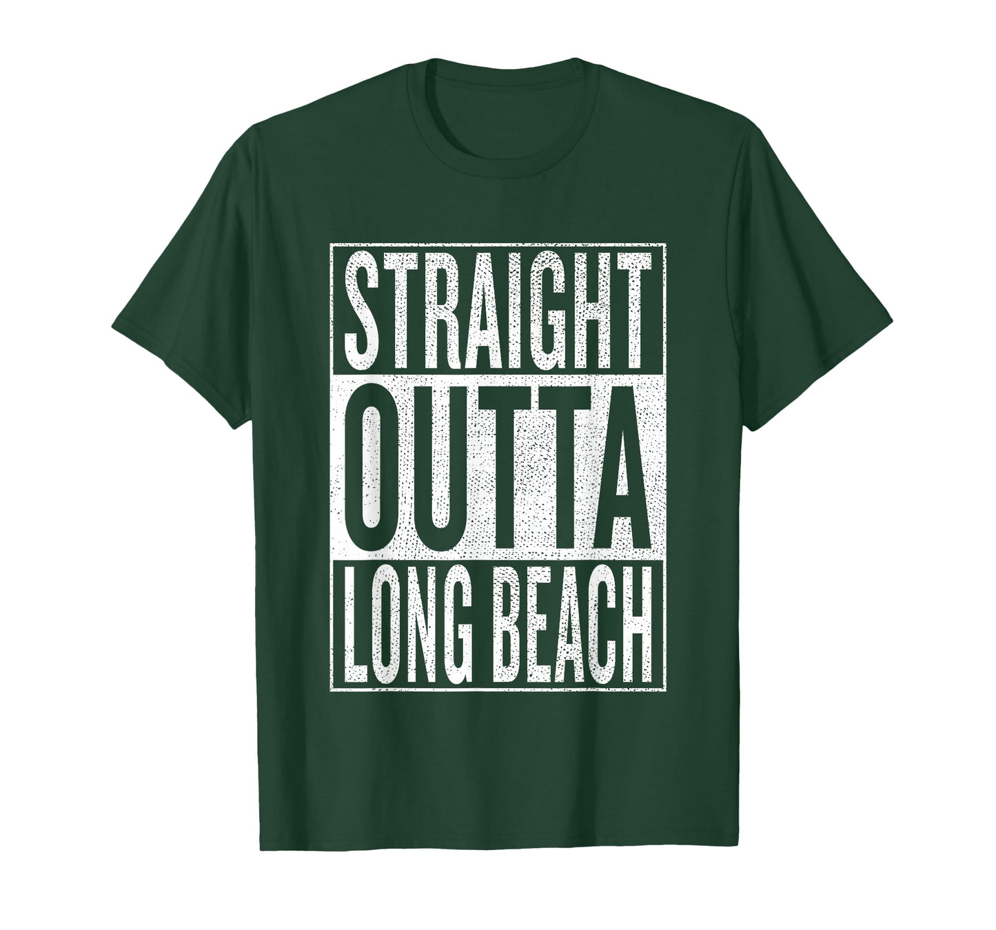 Straight Outta Long Beach Great Travel & Gift Idea T-Shirt T-Shirt