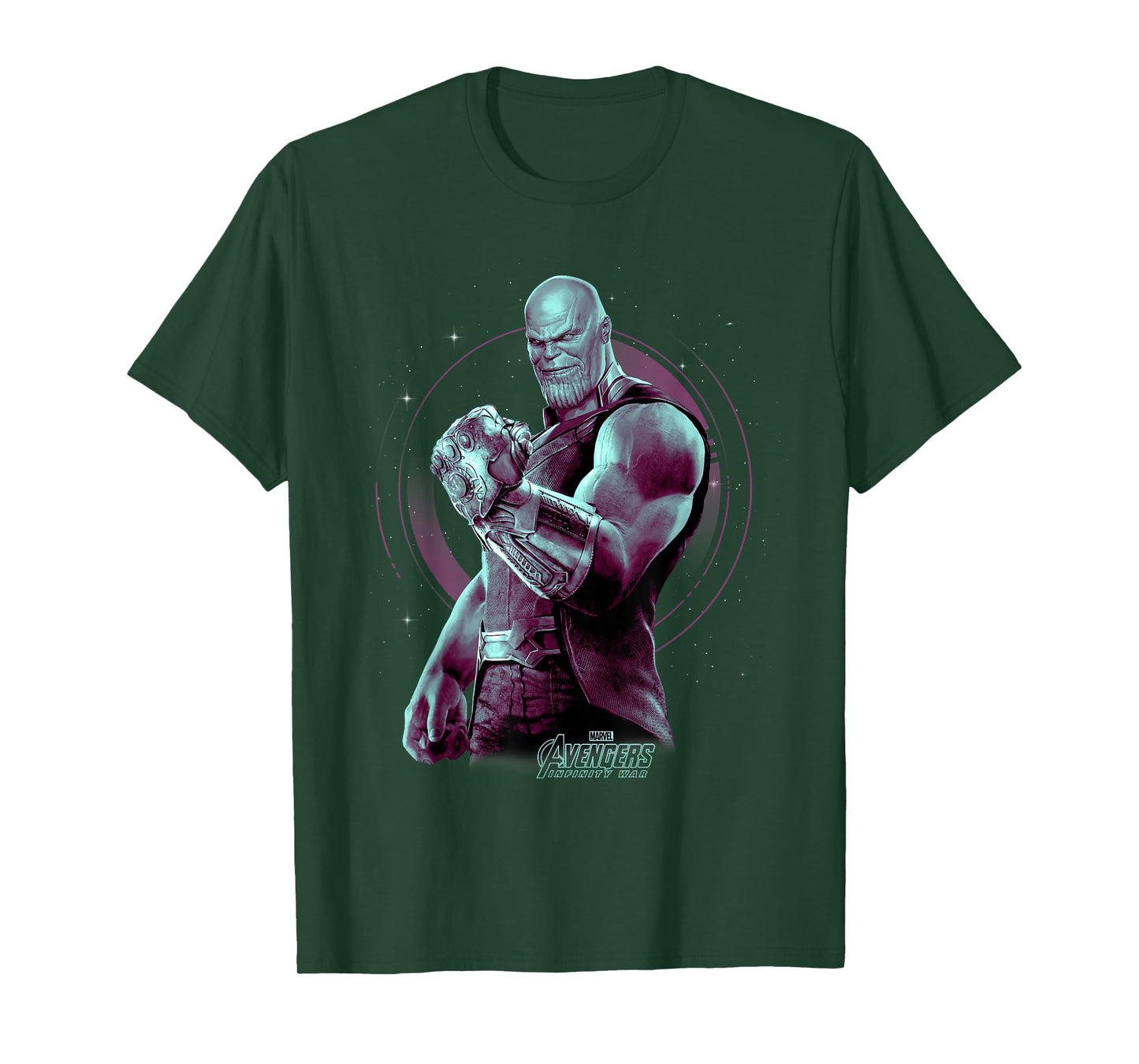 Marvel Infinity War Thanos Gauntlet Flex Graphic T-Shirt T-Shirt