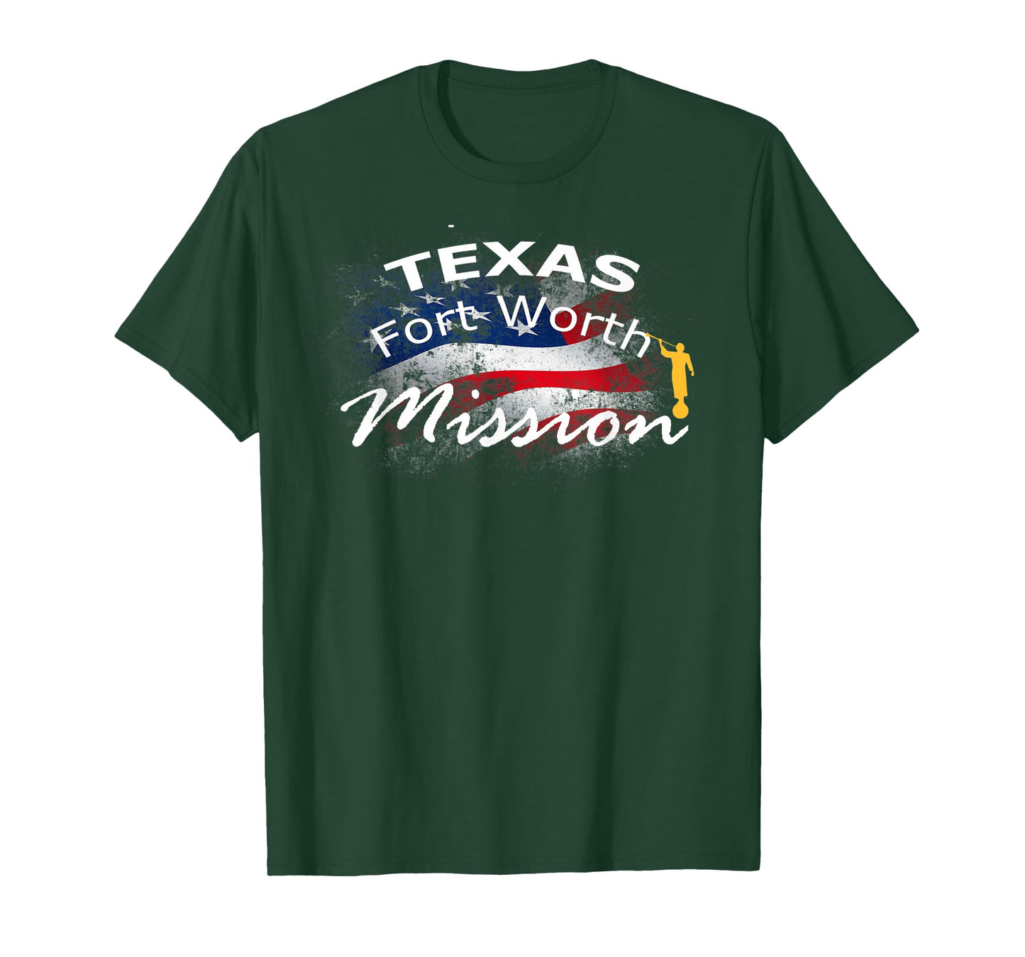 Texas Fort Worth Mormon LDS Mission Missionary Gift T-Shirt