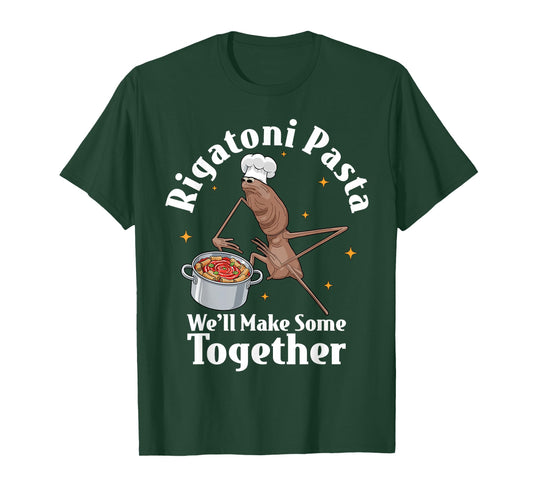 Marcus The Worm Rigatoni Pasta Funny Meme T-Shirt