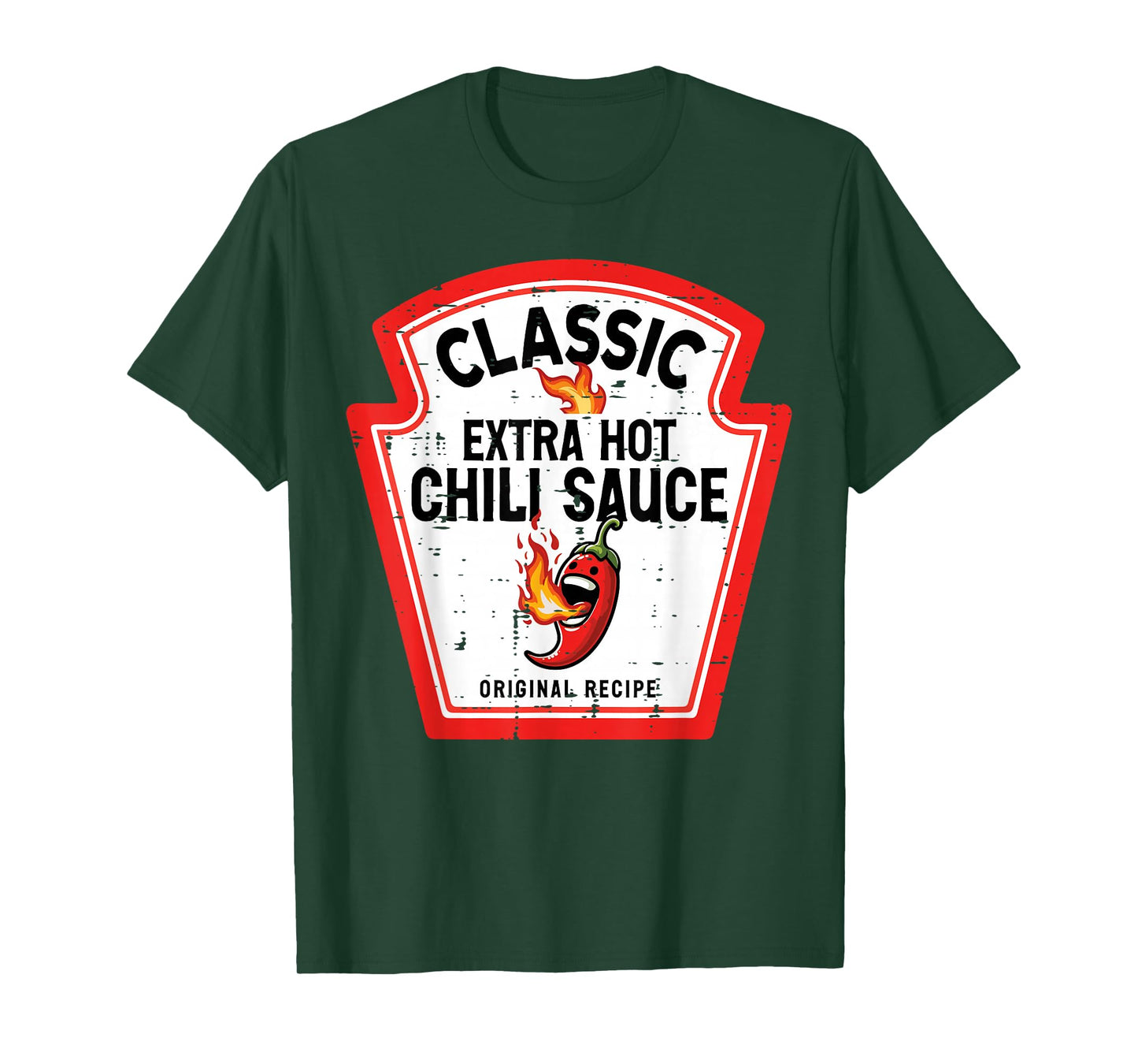Halloween Classic Chili Sauce Food Costume Men Women Kids T-Shirt