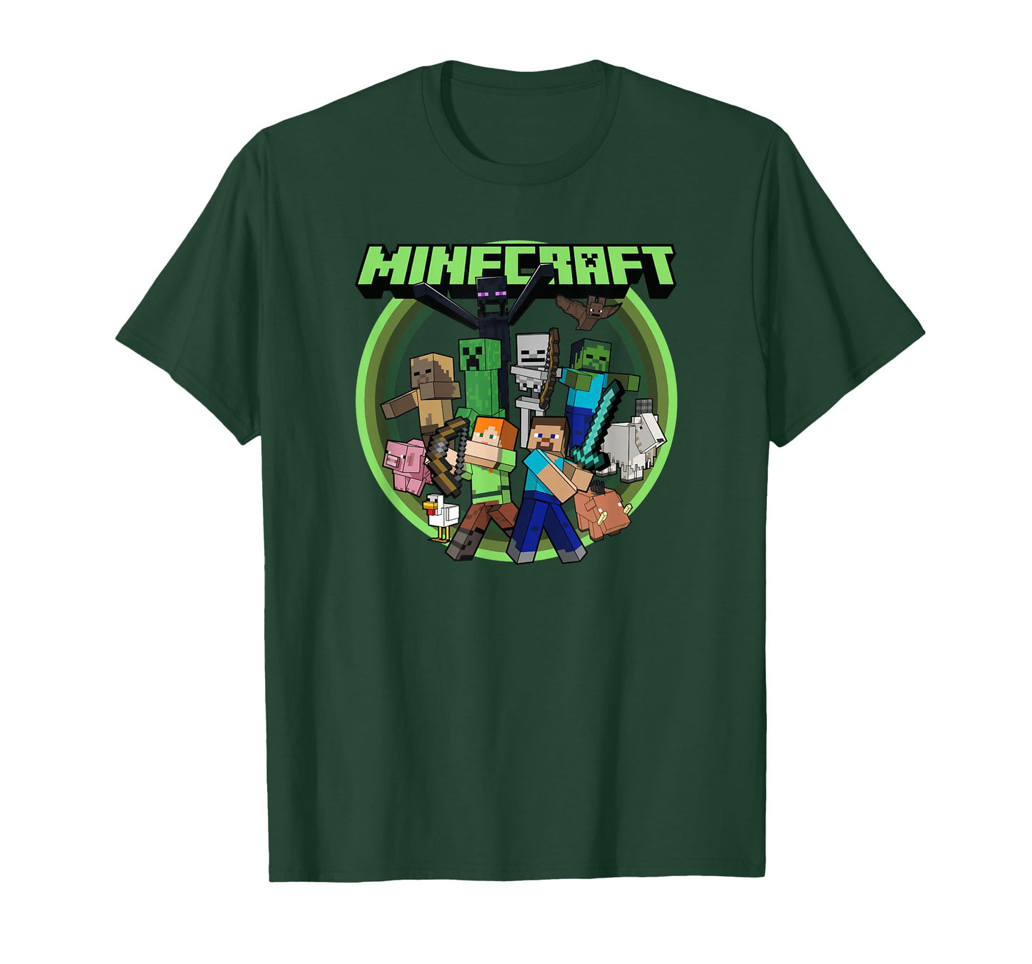 Minecraft Group Circle Logo Poster T-Shirt
