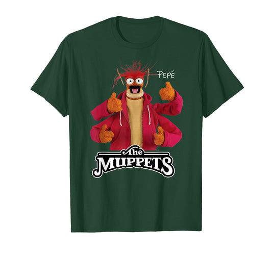 Disney The Muppets Pepé The King Prawn Four Thumbs Up Okay T-Shirt