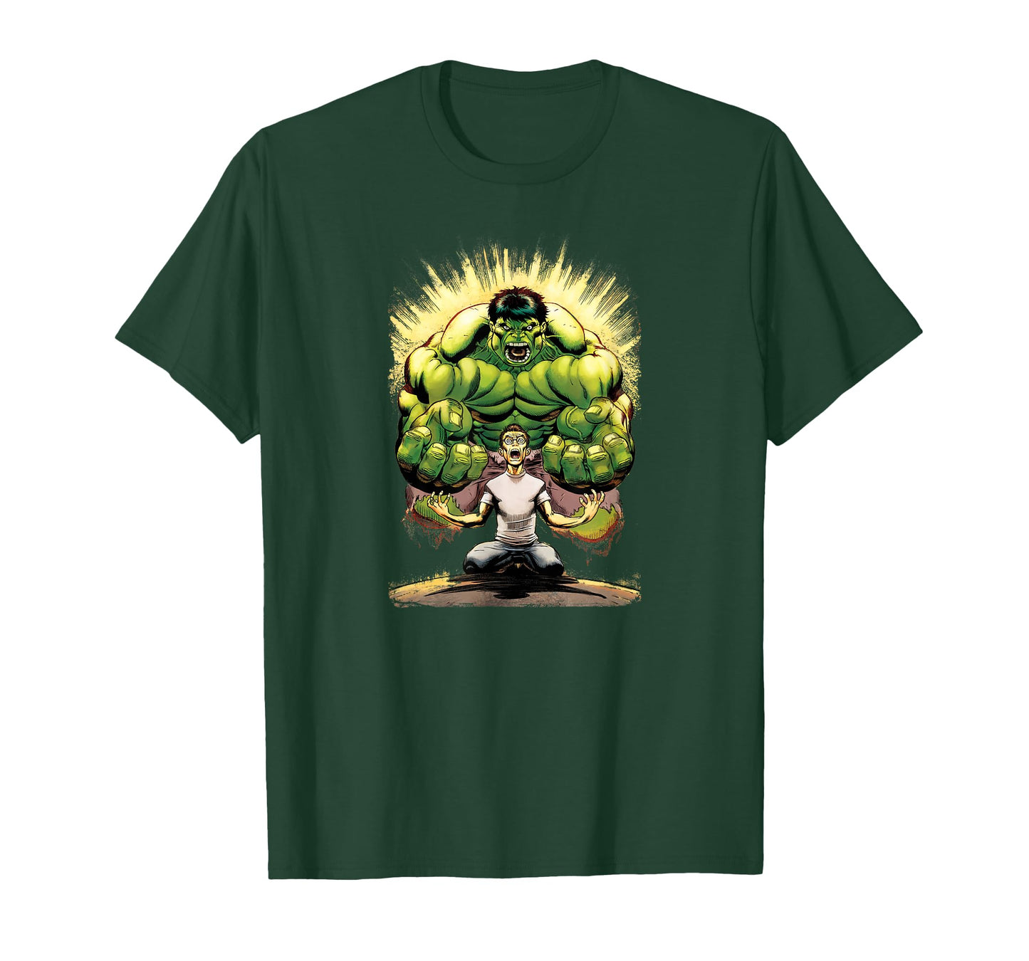 Marvel Hulk Insane In Both Bodies Graphic T-Shirt T-Shirt