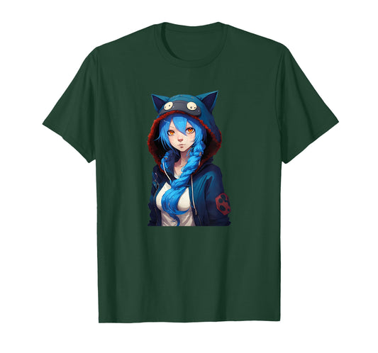 Anime Girl Waifu Japanese Aesthetic Kawaii Otaku T-Shirt