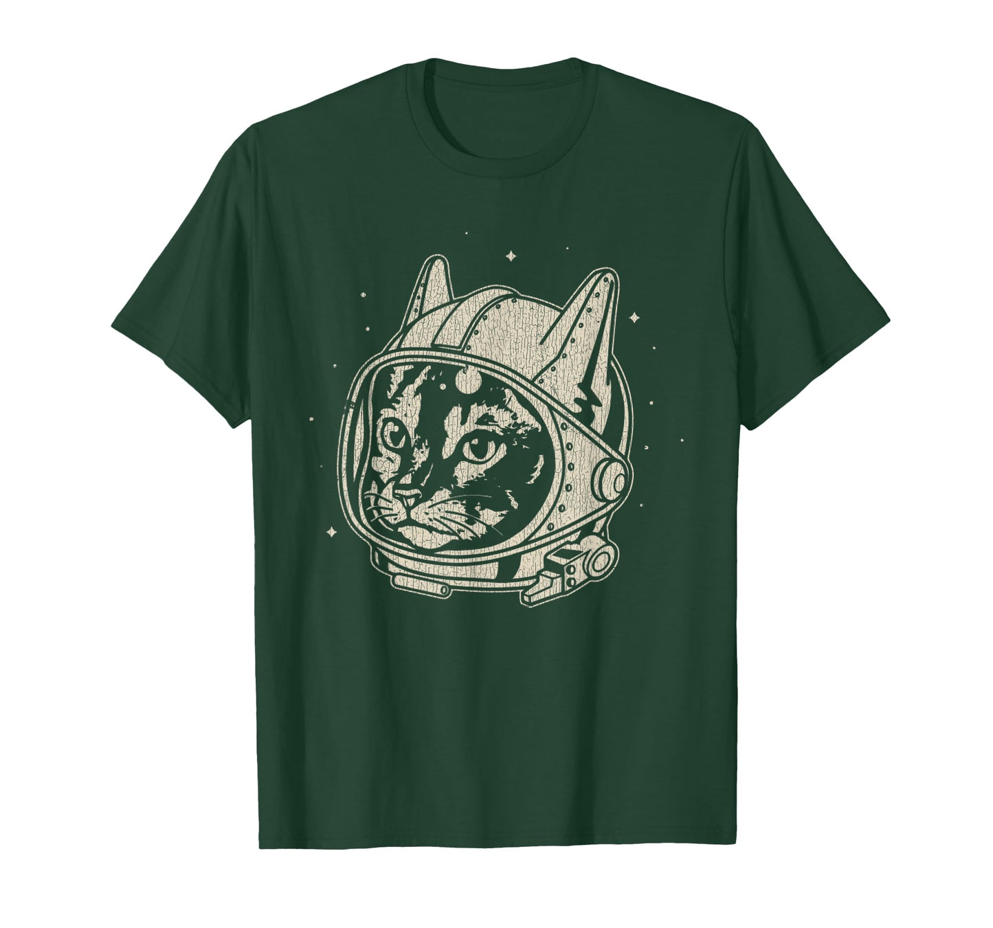 Vintage Astronaut Cute Cat Cat Lover T-Shirt
