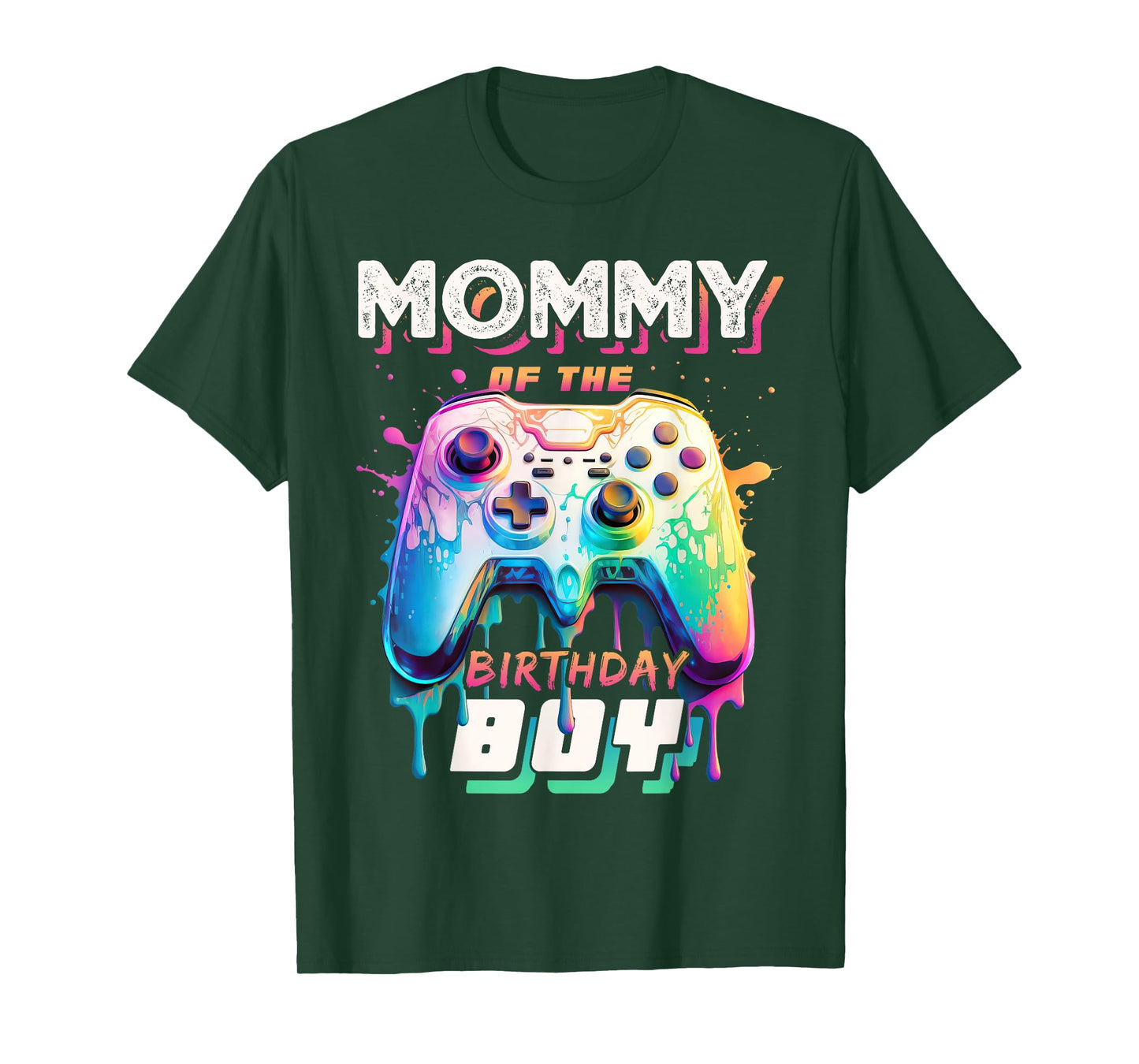 Mommy of the Birthday Boy Matching Video Game Birthday Party T-Shirt