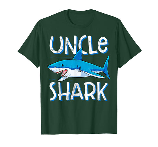 Uncle Shark T Shirt Family Matching Uncles Men Jawsome Gift T-Shirt