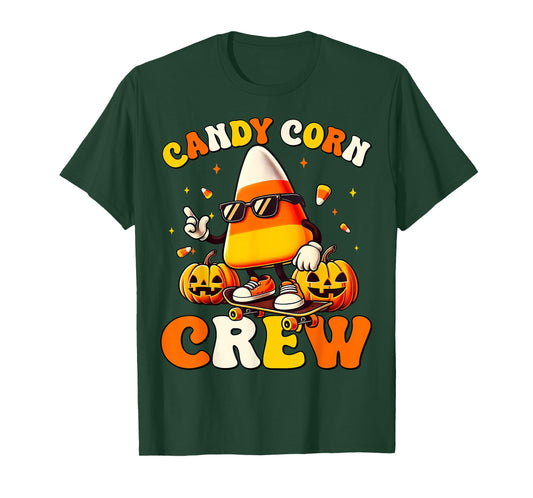 Candy Corn Crew Halloween Costume Family Friends Matching T-Shirt