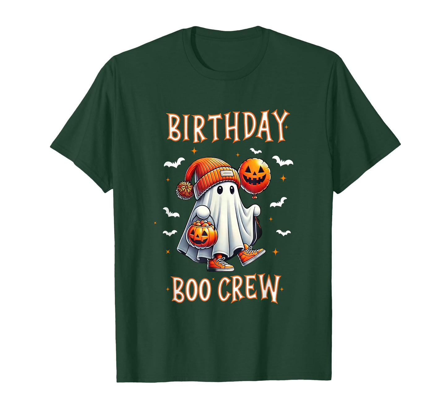 Birthday Boo Crew Funny Halloween Birthday Party Kids T-Shirt