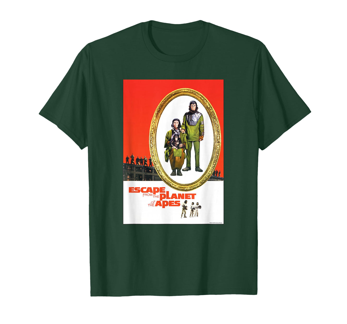Escape from the Planet of the Apes 1971 Family Movie Poster T-Shirt