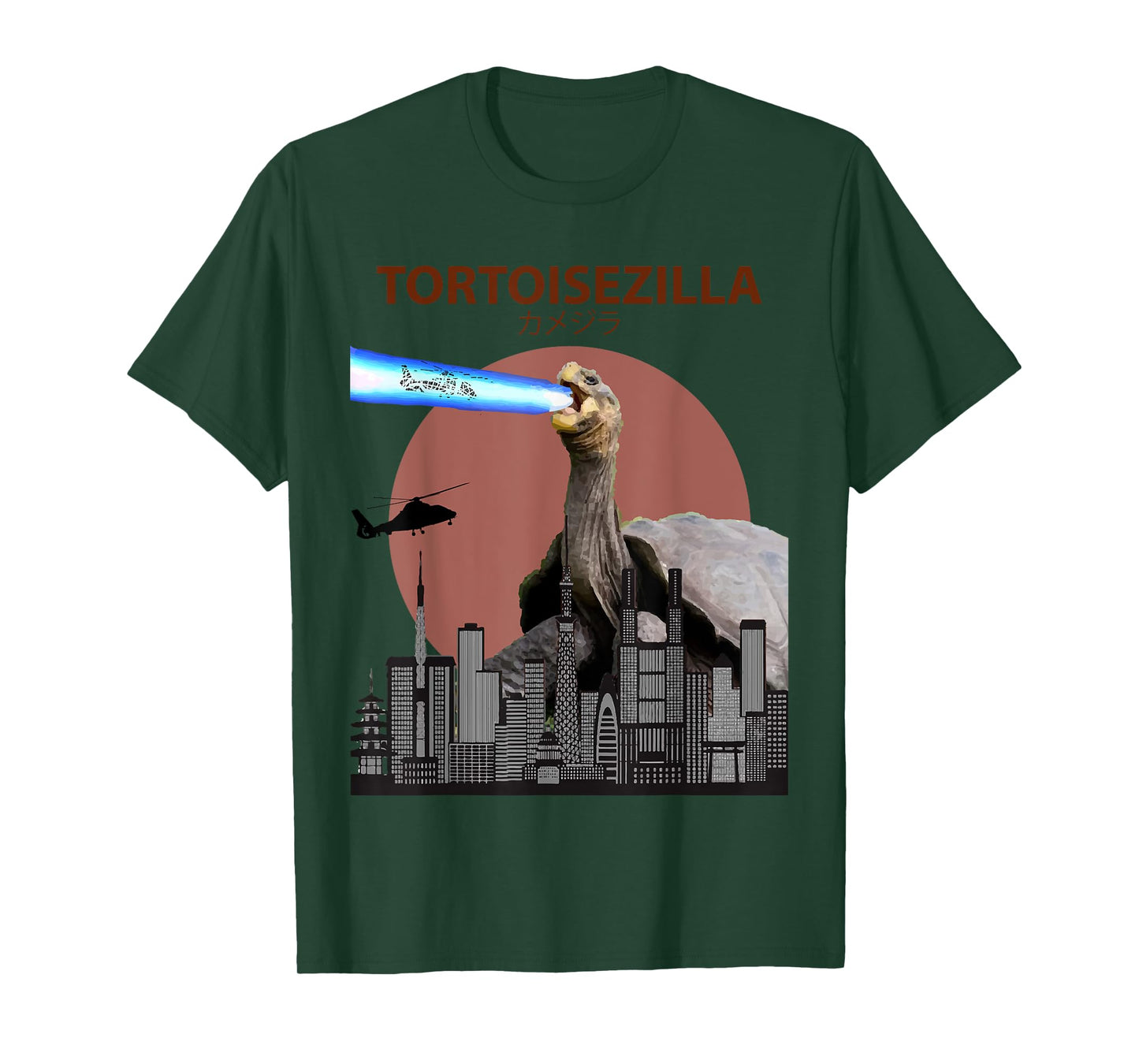 Tortoisezilla | Funny Tortoise T-Shirt for Turtle Lovers T-Shirt