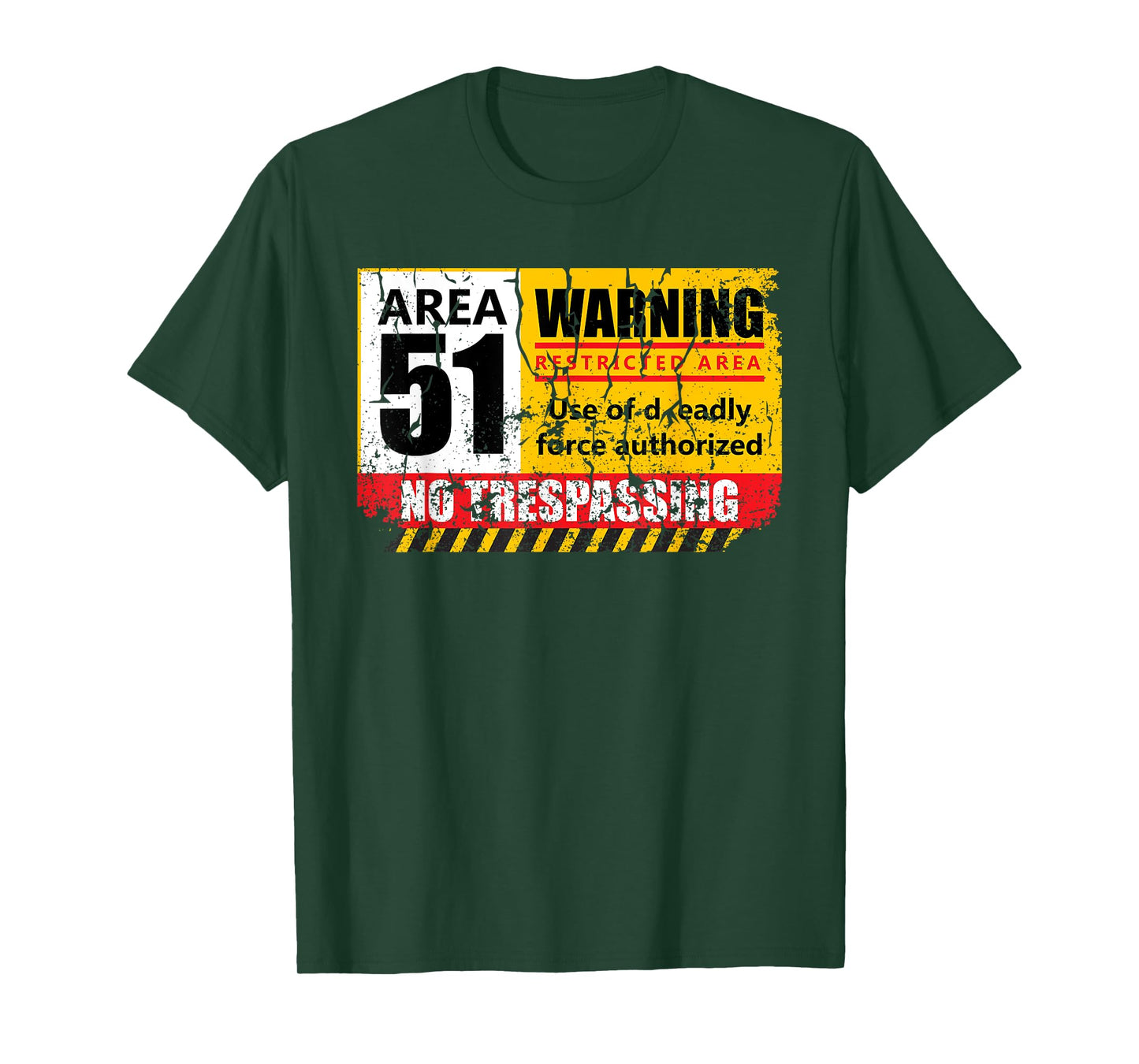 Area 51 No Trespassing UFO Shirt T-Shirt