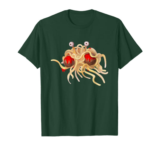 FSM - Flying Spaghetti Monster - Funny Pastafarian Atheist T-Shirt