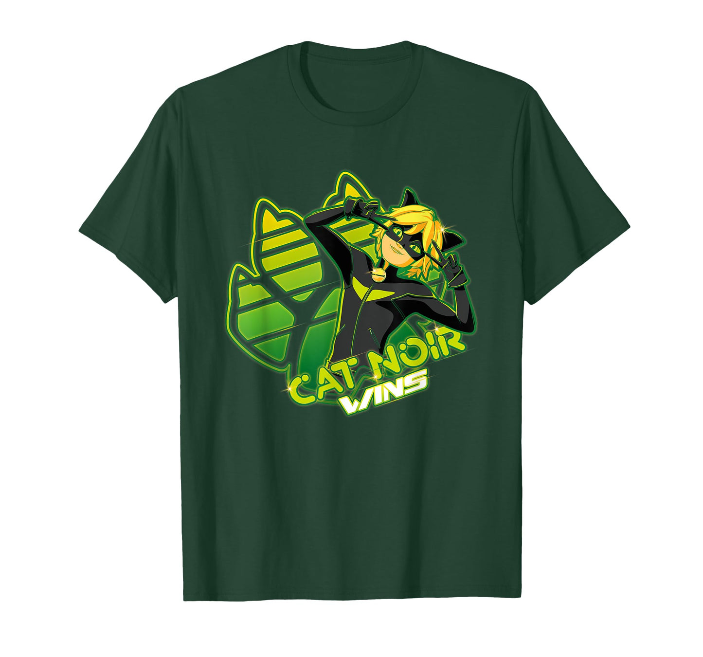 Miraculous Ladybug - Gamer Collection - Cat Noir Wins T-Shirt