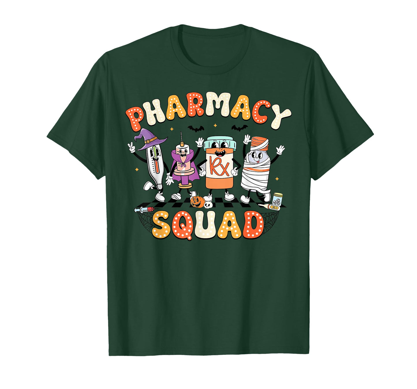 Funny Pharmacy Squad Pharmacist Technician Halloween T-Shirt