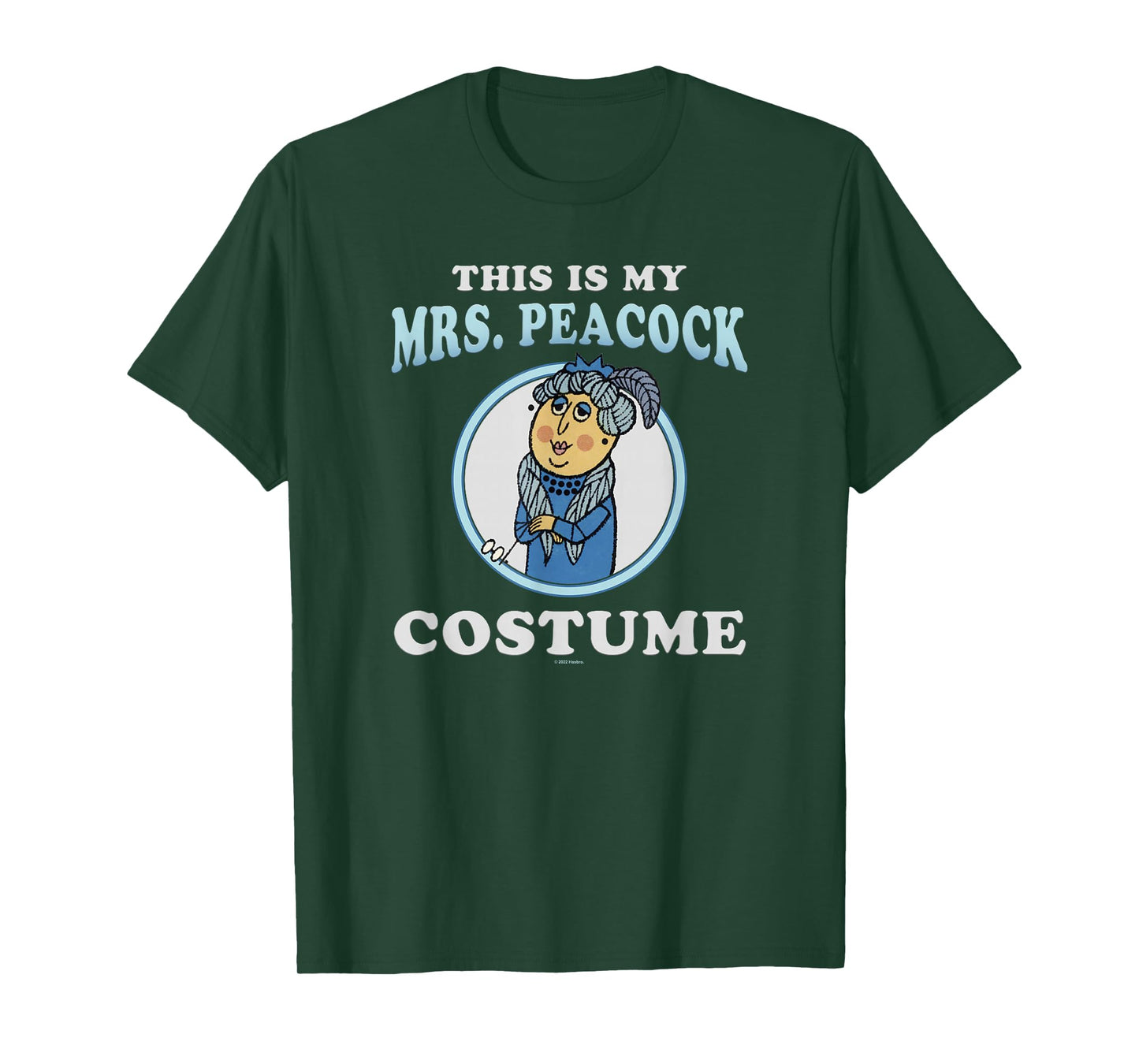 Clue This Is My Mrs. Peacock Costume T-Shirt