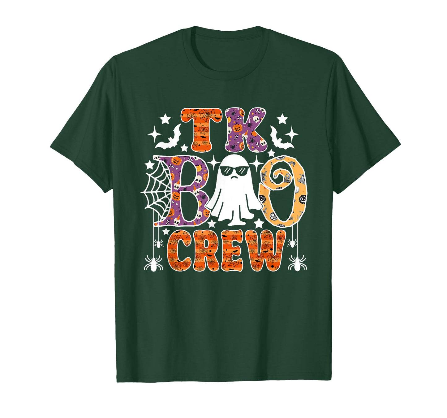TK Boo Crew Funny Ghost Halloween Teachers Students T-Shirt