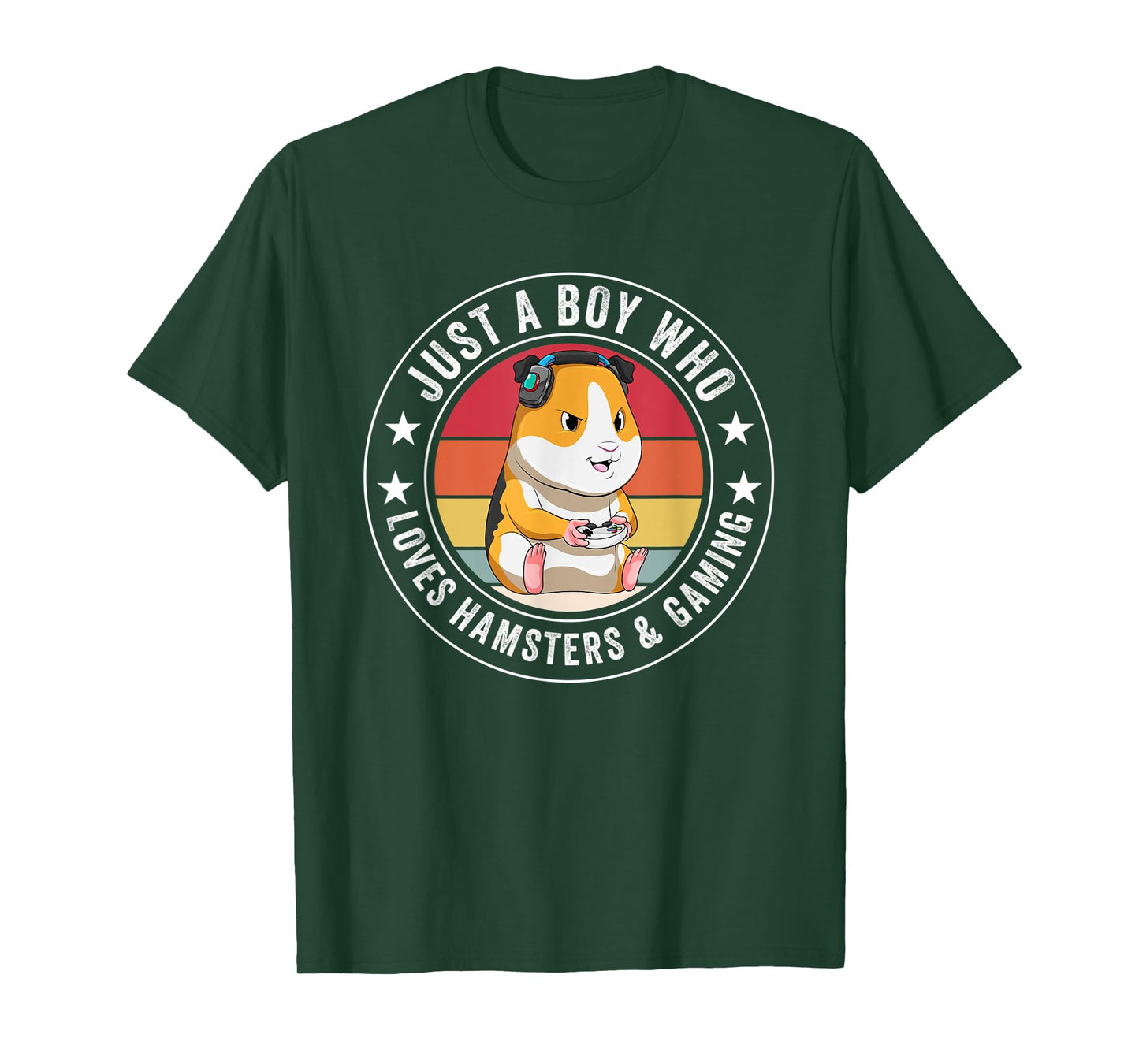 Hamster Gamer Kawaii Gaming Anime Apparel for Boys Girls T-Shirt