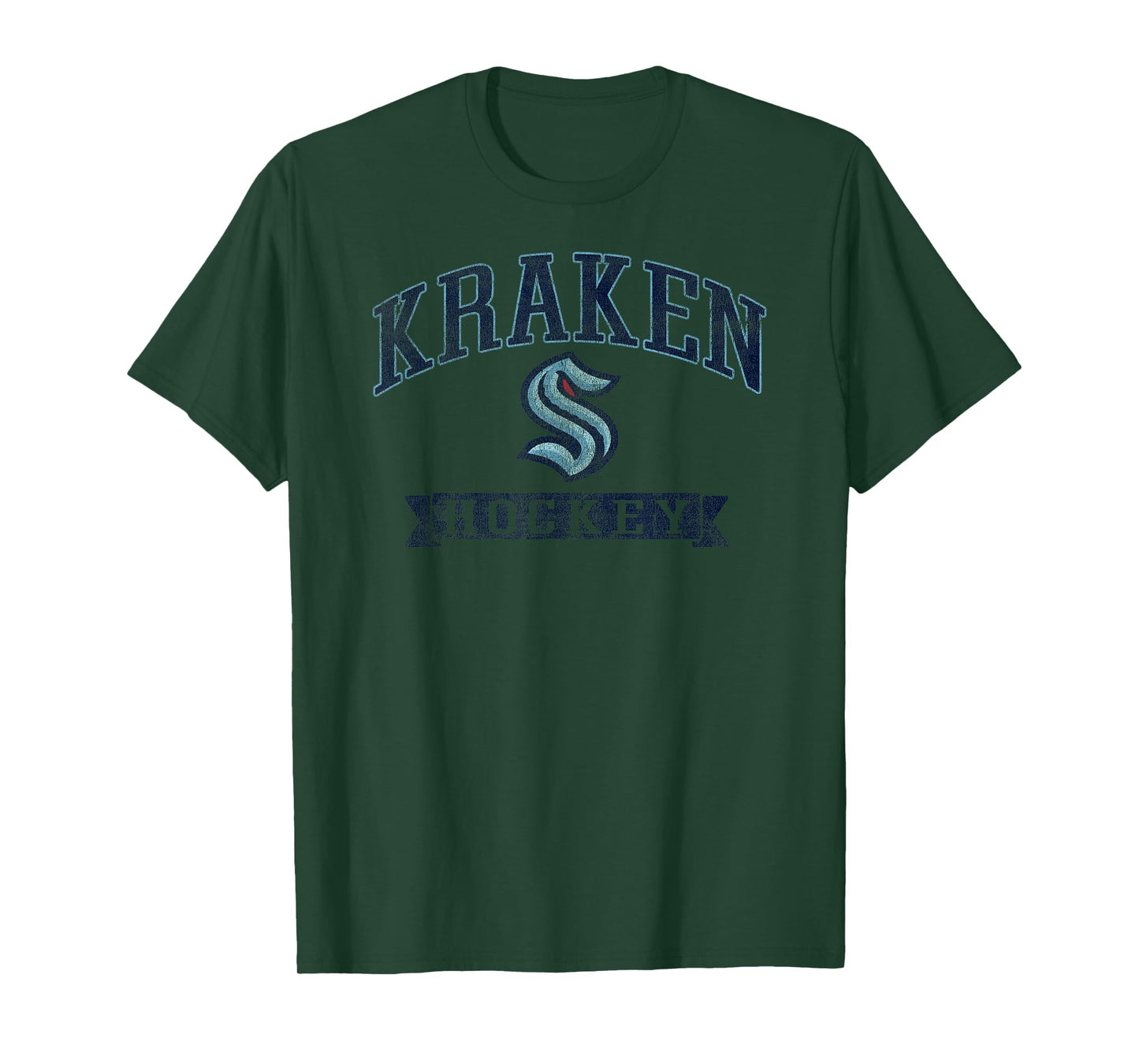 Seattle Kraken Vintage Hockey Logo Officially Licensed T-Shirt