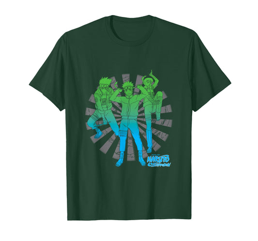 Naruto Shippuden Naruto Rock Lee Kakashi Anime T-Shirt