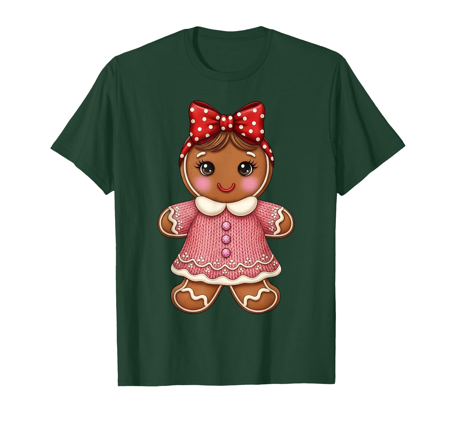 Gingerbread for Women Mens Kids Boys Christmas T-Shirt
