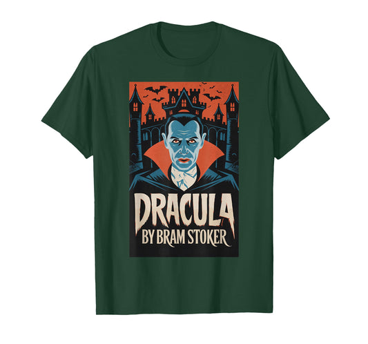 Dracula by Bram Stoker Classic Literature Book Lover T-Shirt