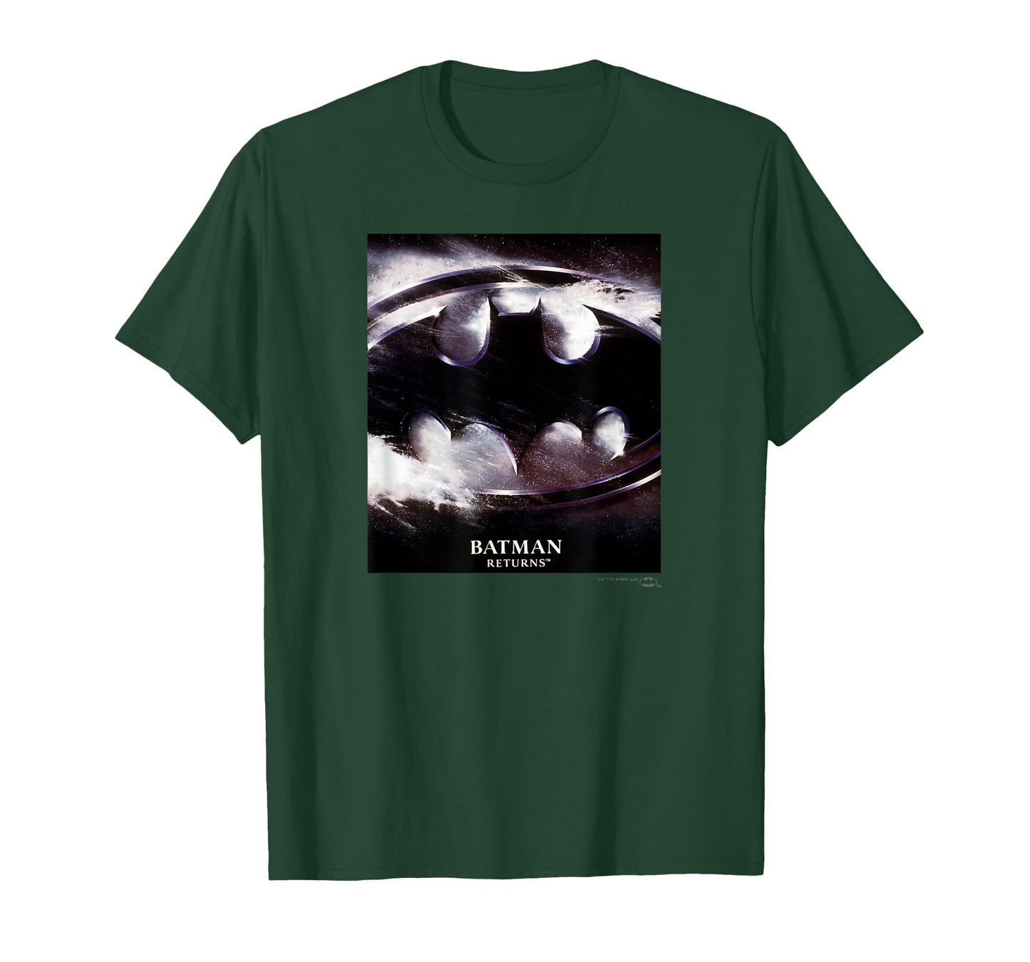 Batman Returns Snow Icon Poster T-Shirt