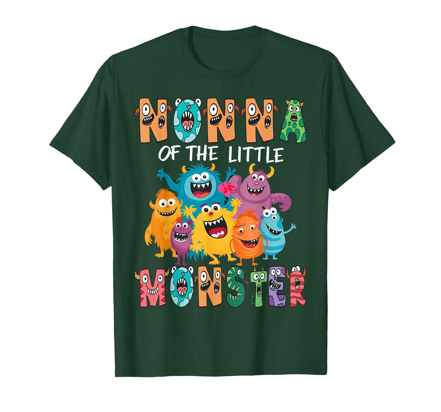 Nonna Of The Little Monster Kids 1St Birthday Party T-Shirt