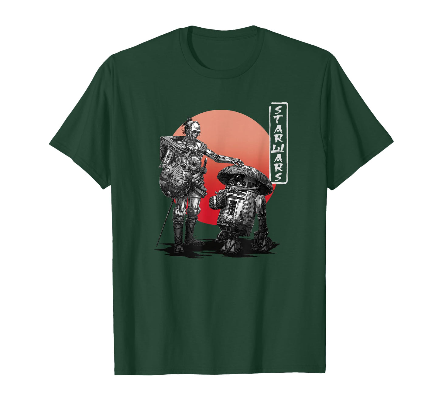 Star Wars Visions Samurai Droid Sunset T-Shirt