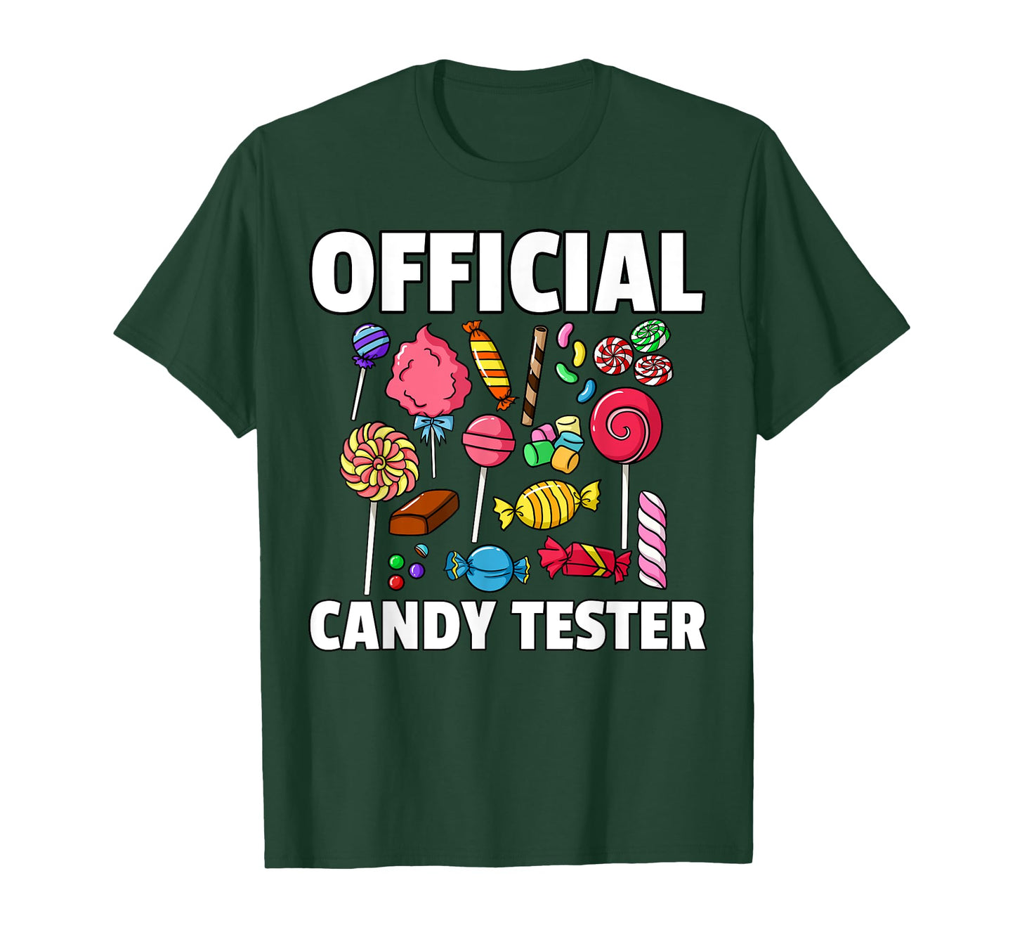 Candy Tester Lollipop Sweets Gift Halloween Kids T-Shirt