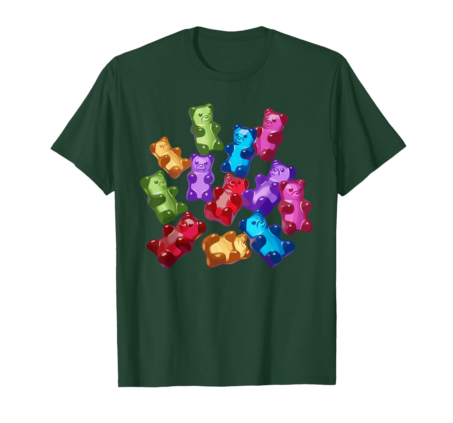 Funny Gummy Bear Design for Men Women Kids Gummy Bear Lover T-Shirt