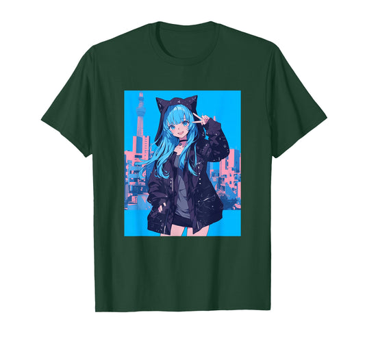 Japanese Anime Girl T-Shirt