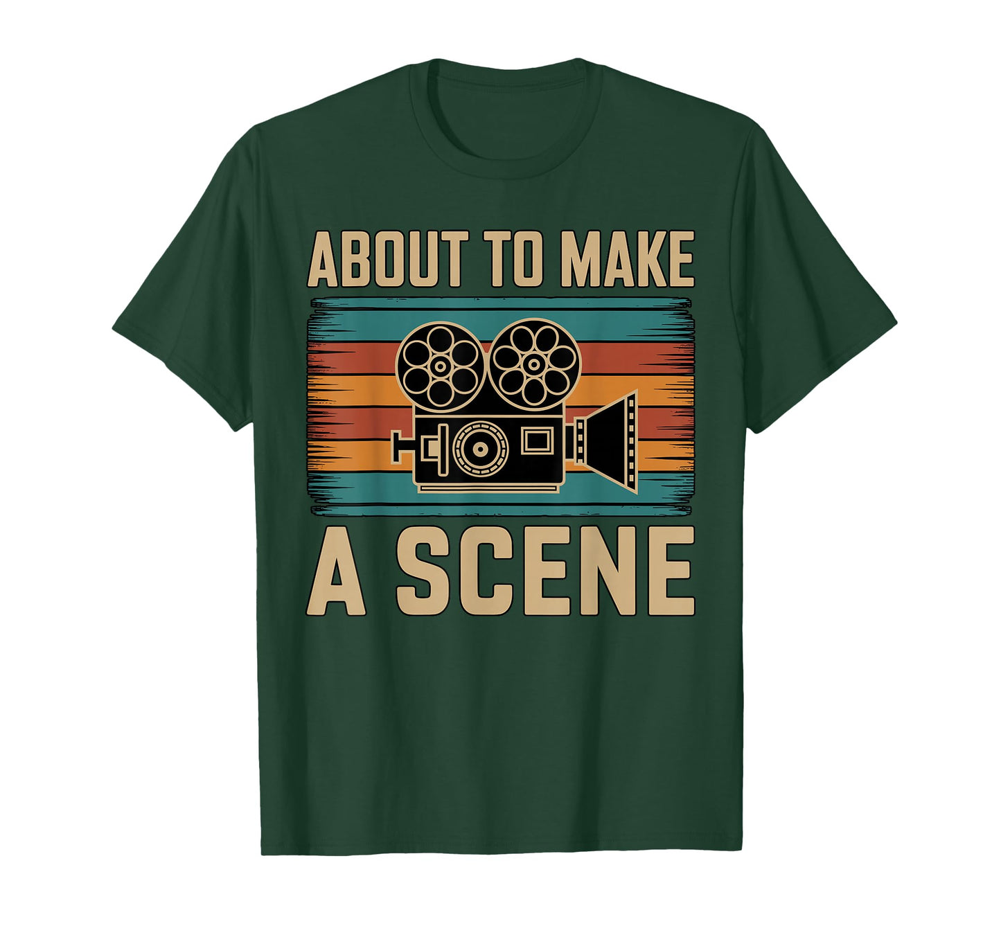 About to Make a Scene Filmmaking Filmmaker T-Shirt