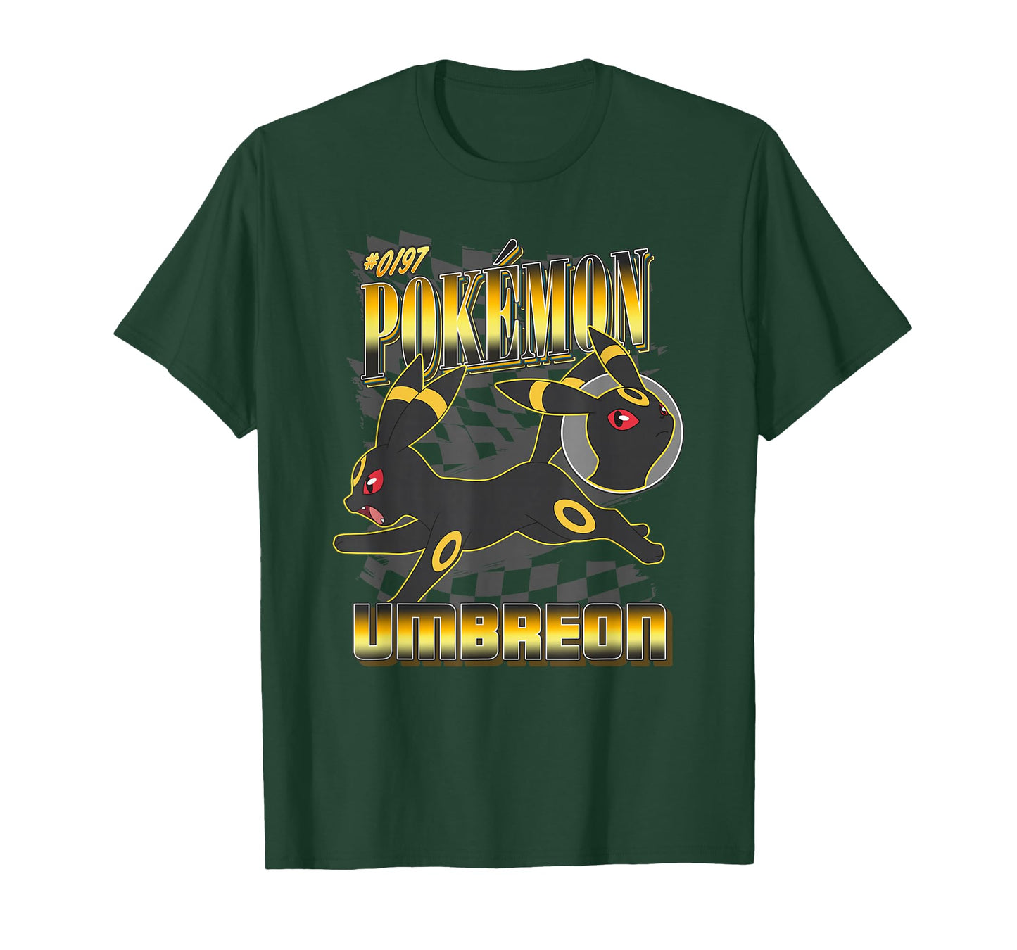 Pokémon 0197 Umbreon Racing Style Poster T-Shirt