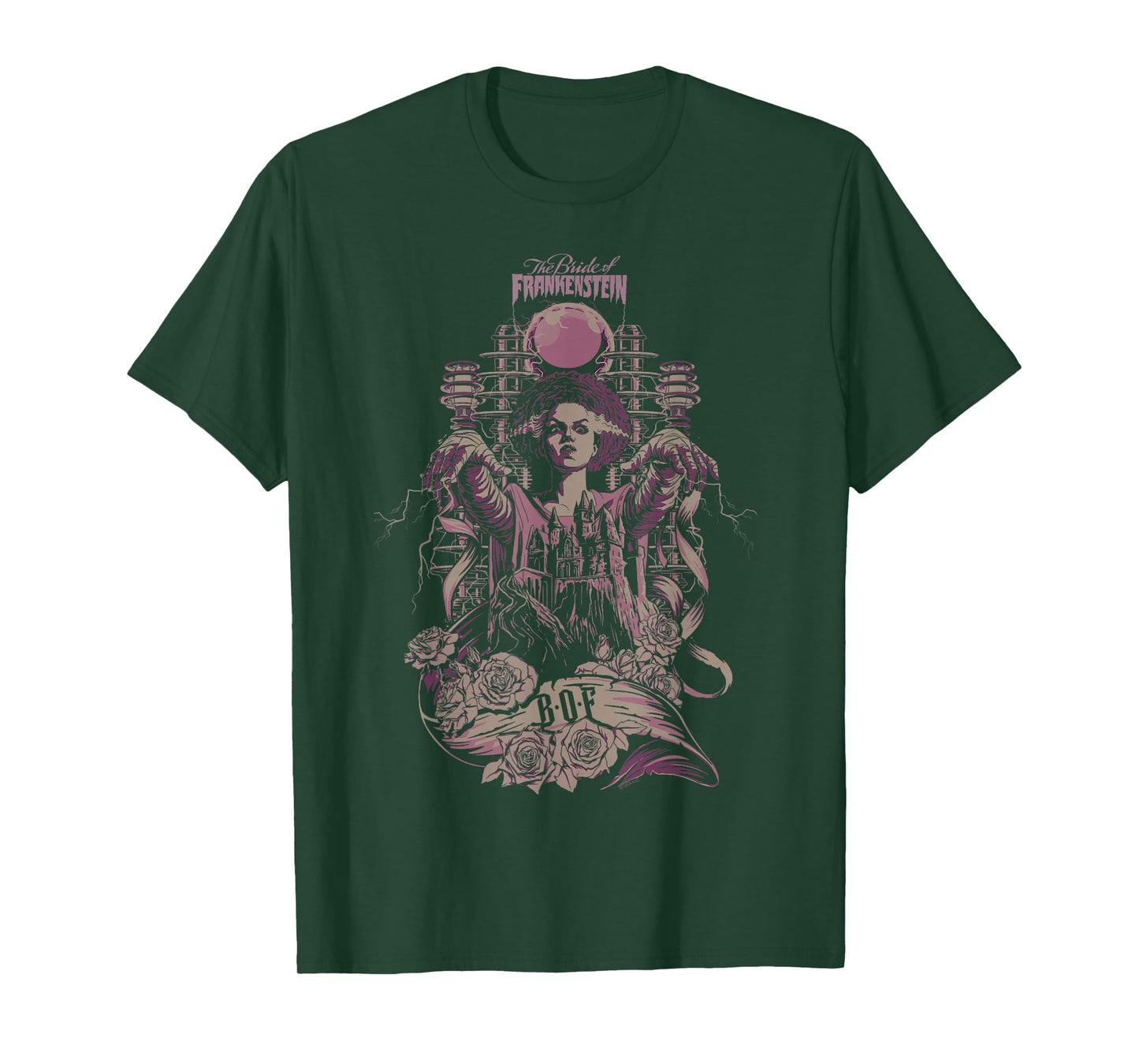 Universal Monsters Bride of Frankenstein Vintage T-Shirt