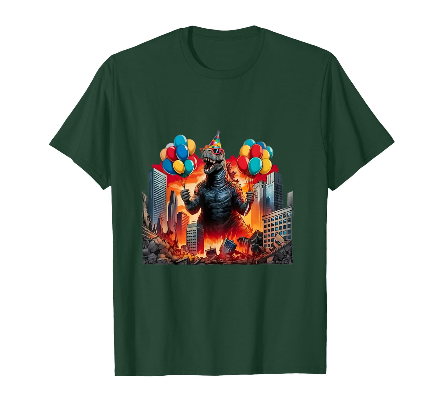 Kaiju Birthday Party Japan Monster Movie Bday Japanese T-Shirt