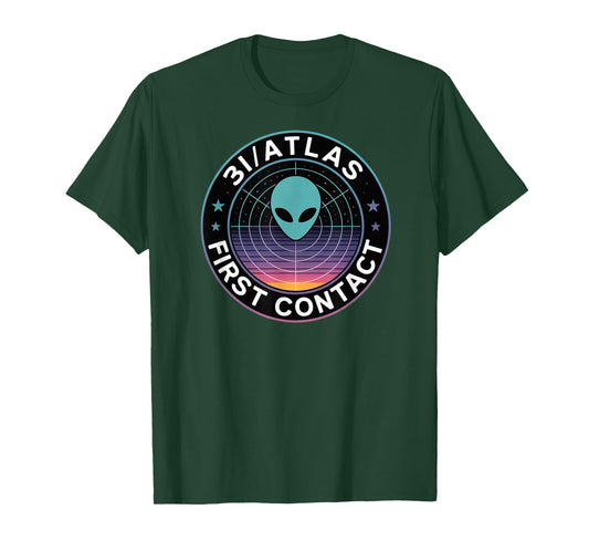 3i Atlas Spaceship Flying Saucer Mothership UFO T-Shirt