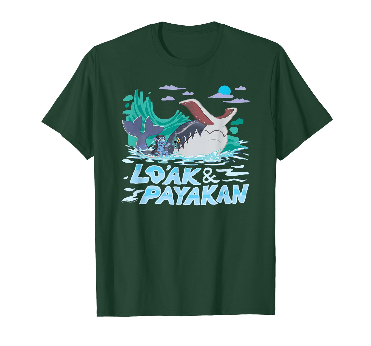 Avatar: The Way Of Water Lo'ak & Payakan Best Friends Logo T-Shirt